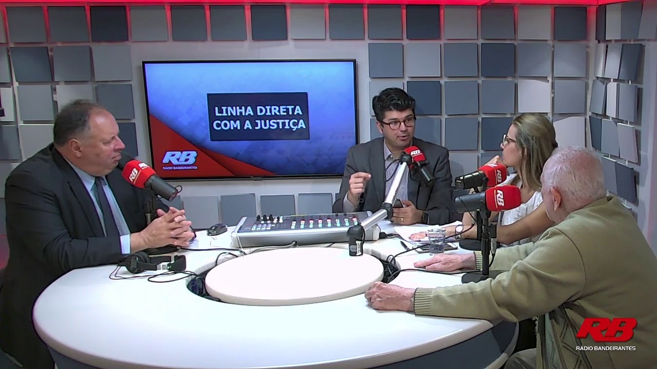 The Gueller & Vidutto office participates weekly in the “Linha Direta com a Justiça” program at Rádio Bandeirantes
