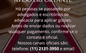 O NOVO GOLPE DO FALSO ADVOGADO